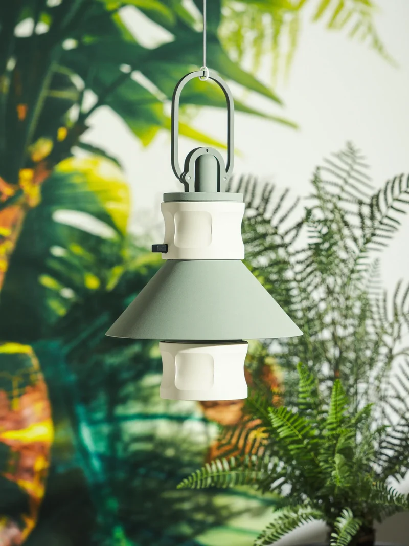 Ilustrace konceptu modulární kempingové lampy
